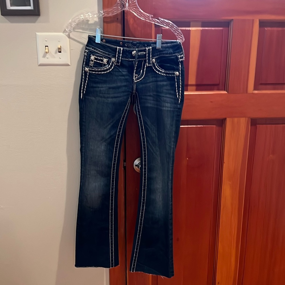 Miss Me Dark Wash Jeans Size 24 Inseam 24